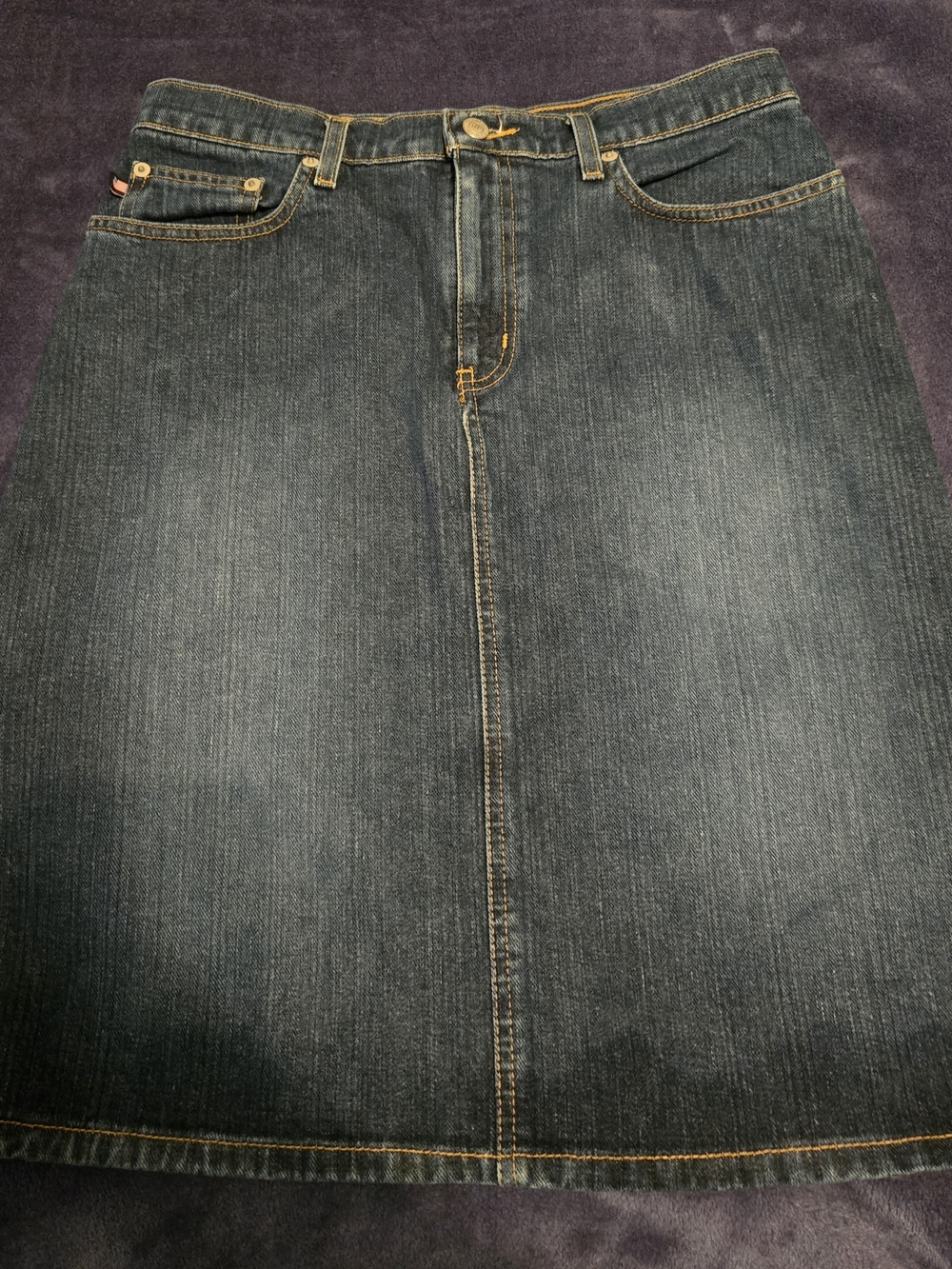 Ralph Lauren Dark Indigo Jean Skirt